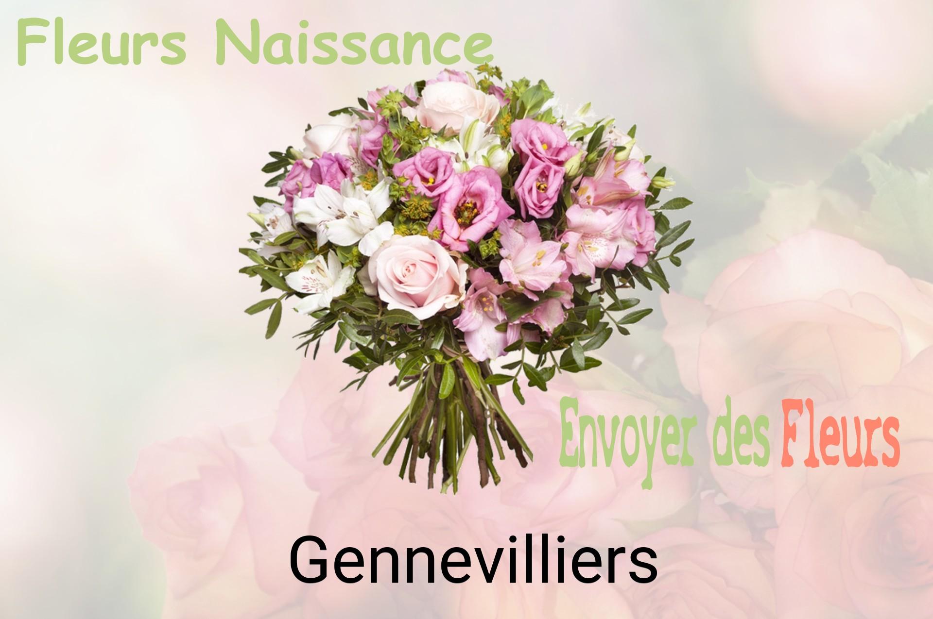 Bouquet de fleurs de naissance livré à Gennevilliers