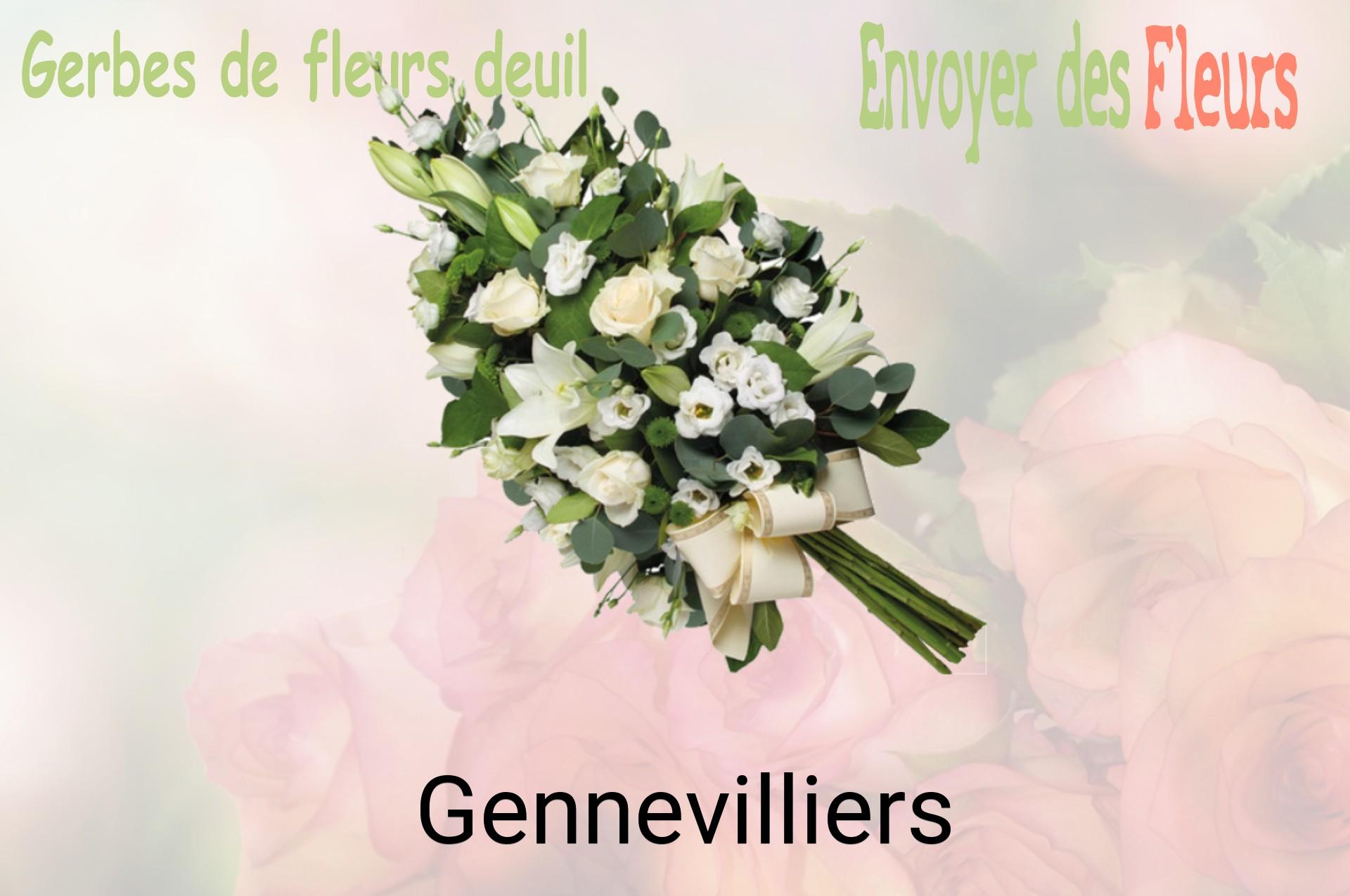 Gerbe de fleurs de deuil livrée à Gennevilliers
